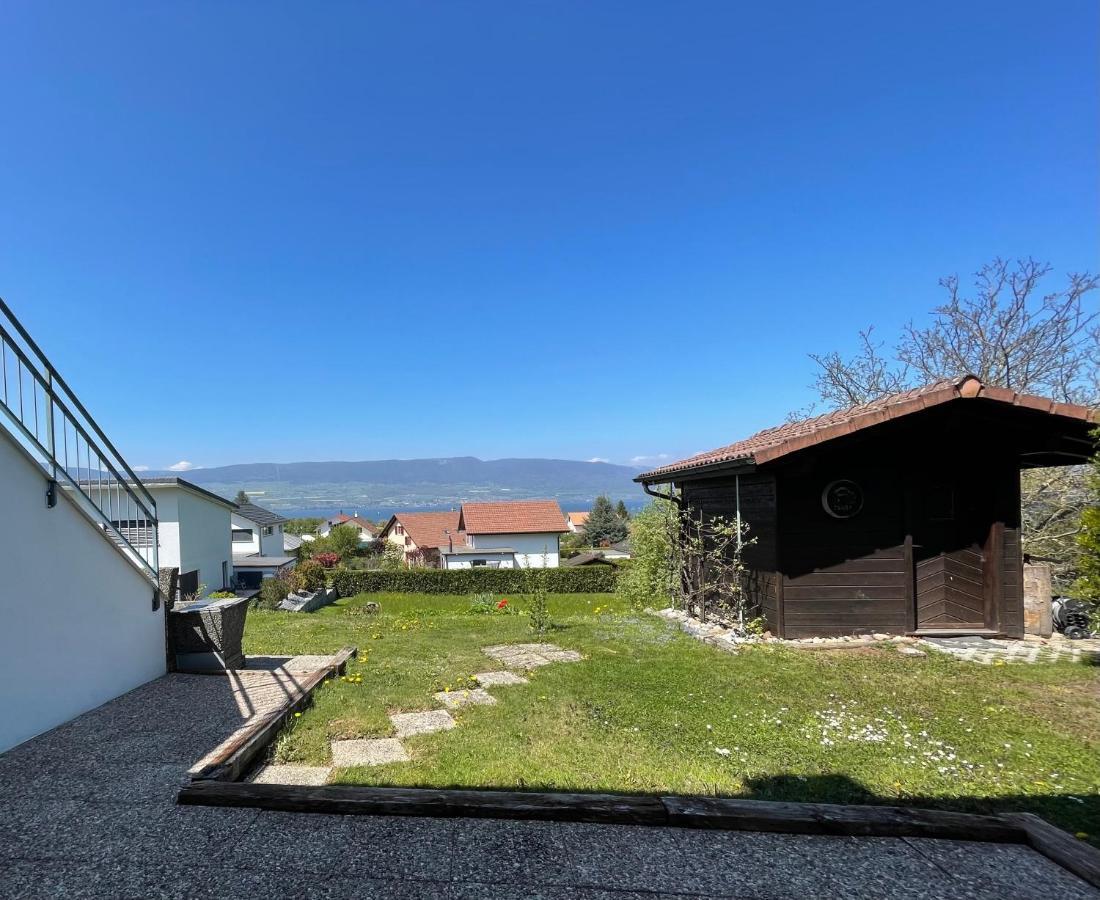 Studio Terrasse Vue Lac Entree Independante Font Exterior photo